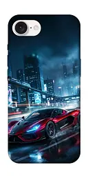 TPU чехол Demsky Red sport car для Apple iPhone 16e (6.1")