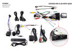 Штатна автомагнітола EasyGo M9-3-32-HSYF QLED Hyundai Sonata (YF) 2010-2014 - мініатюра 2