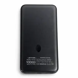 Зовнішній акумулятор PowerBank Lenyes PX163 10000 мА·год Li-ion два USB-виходи 136х68х15.6 мм