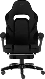 Геймерське крісло GT Racer чорне (X-2749-1 Fabric Black Suede) - мініатюра 2