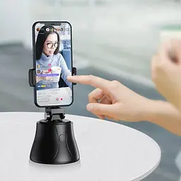 Смарт штатив Baseus 360°AI Following Shot Tripod Head SUYT-B02 Black - мініатюра 5
