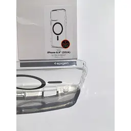 Чохол протиударний Spigen Ultra Hybrid MagFit MagSafe для Iphone 16 Pro (6.3") Прозорий Graphite ACS08130 - мініатюра 10