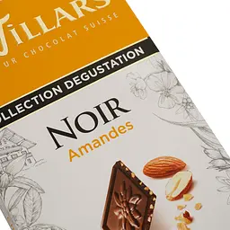 Шоколад чорний Villars з карамелізованим мигдалем 100 г (825366) - мініатюра 3