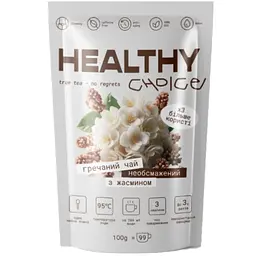 Необсмажений гречаний чай з жасмином Healthy Choice 100 г