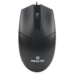 Мишка REAL-EL RM-208 USB Black (EL123200030) - мініатюра 7