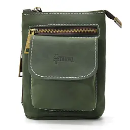 Чоловіча шкіряна сумка через плече TARWA 17×14×5,5 см sum0025685