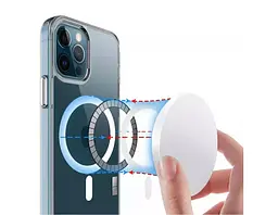Прозорий силіконовий накладний Чохол iPhone 16 PRO чохол Space Case with MagSafe - мініатюра 3