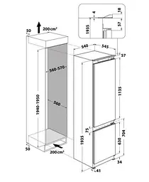 Холодильник Whirlpool WHC20D023B1 SF (вбудований) - мініатюра 4