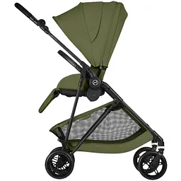 Візок Cybex Melio Carbon Moss Green з бампером (526000785) - мініатюра 4