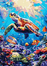 Картина по номерах 40х50 ІДЕЙКА Морський спокій (KHO6660)