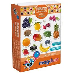 Набір магнітів Magdum Фрукти і ягоди ML4031-11 EN