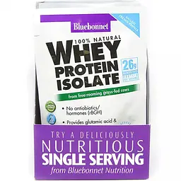 Ізолят сироваткового білку Bluebonnet Nutrition Whey Protein Isolate смак ванілі 8 пакетиків - мініатюра 2