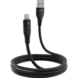 Кабель Proove Soft Silicone USB-A to Lightning 1m Black (CCSO20001101) [133328] - мініатюра 2