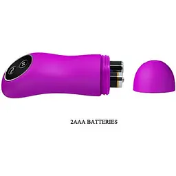 Вібратор Pretty Love Chad Vibrator 9.3 см фіолетовий - мініатюра 3