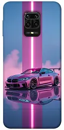 TPU чохол Demsky Pink neon car для Xiaomi Redmi Note 9s / Note 9 Pro / Note 9 Pro Max