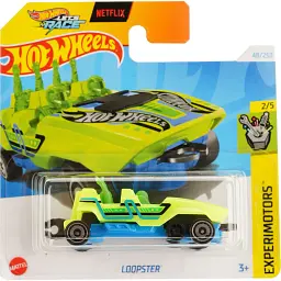 Набір: Базова машинка Hot Wheels HW Celebration Racers Birthday Burner рожева (5785) + Базова машинка Hot Wheels Experimotors Loopster зелена (5785) - мініатюра 3