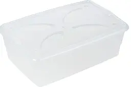 Контейнер для зберігання Light малий 40x60x15h, 24 л прозорий - мініатюра 3