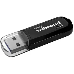 USB флеш накопичувач Wibrand 32GB Marten Black USB 3.2 Gen 1 (USB 3.0) (WI3.2/MA32P10B)