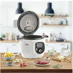 Мультиварка-скороварка Tefal Cook4Me + 1600 Вт біла (CY851130) - мініатюра 19