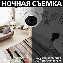 Гібридна антивандальна камера GV-098-GHD-H-DOF50V-30 - мініатюра 5