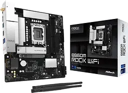 Материнська плата ASRock B860M ROCK WIFI (B860M ROCK WIFI) (Socket 1851, Intel B860, Micro-ATX) - мініатюра 4