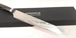 Ніж слайсер Damascus DK-AK 3003 AUS-10 дамаська сталь 73 шарів лезо 20 см - мініатюра 4