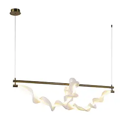 Люстра LED Levistella 7813168 (1200) AB, 18W, 3000K, бронзовий метал, стельова для вітальні - мініатюра 2