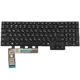 Клавіатура для ноутбука LENOVO (Legion: 5-16IAX10 series), ukr, чорний, без фрейма, підсвічування клавіш (RGB