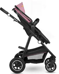 Універсальна коляска 2 в 1 Lionelo Amber 2 Pink Rose, рожева (LO-AMBER PINK ROSE (2in1)) - мініатюра 4