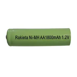 Акумуляторна батарейка АА RAKIETA Ni-MH, 1.2V, 1800mA, Зелений, пальчиковий акумулятор АА - мініатюра 2