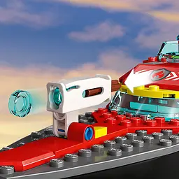 Конструктор LEGO City Човен пожежної бригади, 144 деталей (60373) - мініатюра 6