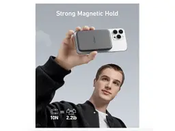 Зовнішній акумулятор (павербанк) ANKER 621 Magnetic 5000mAh Black (A1610012) - мініатюра 5