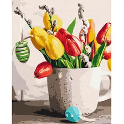 Картина за номерами Brushme Великодній букет BS53106 40x50 см