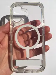 Чохол протиударний для iPhone 17 ZAGG Gear4 Crystal Palace MagSafe KS Clear Case Прозорий з підставкою - мініатюра 4