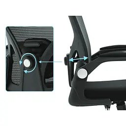 Крісло ігрове Sandberg ErgoFusion Gaming Chair Basic чорне - мініатюра 7
