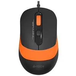 Миша A4Tech Fstyler FM10S 1600dpi чорний+помаранчевий USB безшумна