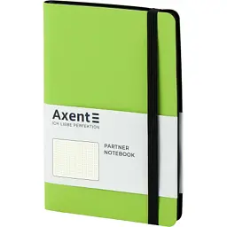 Книга записна Axent Partner Soft 125х195 мм в точку 96 аркушів Салатова (8312-09-A) - мініатюра 2