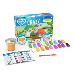 Набір тіста для ліплення Lovin Crazy Farm 41189 - мініатюра 2