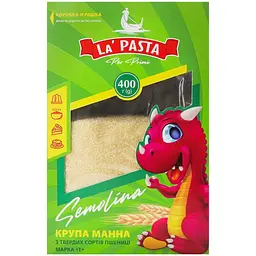 Уцінка. Крупа манна La Pasta Semolina з твердих сортів пшениці, 400 г (844118) - мініатюра 2