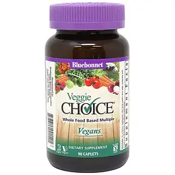 Мультивітаміни для вегетаріанців Bluebonnet Nutrition Veggie Choice 90 каплет