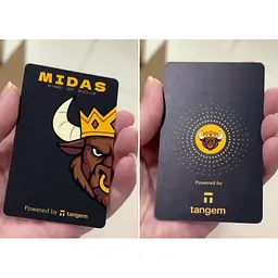 Криптогаманець Tangem Wallet 2.0 Midas — набір з 3 карток (TG-MIDAS) - мініатюра 3