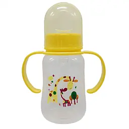 Пляшечка для годування "Жираф" Mega Zayka MGZ-0204-1(Yellow) 150 мл