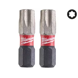 Біта SHOCKWAVE MILWAUKEE, TX40, 25мм, (2 шт) (заміна на 4932500367)