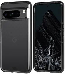 Оригінальний протиударний силіконовий чохол Tech21 Evo Check для Google Pixel 8 Pro Smokey Black - мініатюра 9