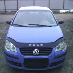 Дефлектор капоту мухобійка Volkswagen Polo 4 з 2005-2009 / рестайлінг