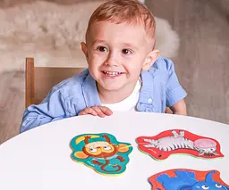 Бебі пазли Vladi Toys Дитинчата. Зоопарк, укр. мова, 15 елементів (VT1106-88) - мініатюра 3