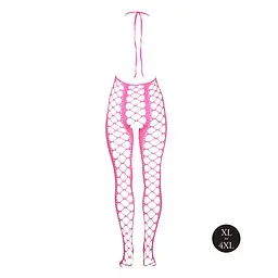 Бодістокінг Ouch! Bodystocking With Halterneck Pink, XL/4XL - мініатюра 5