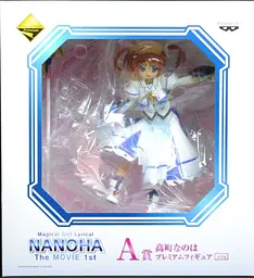 Фігурка Banpresto Ліркова чарівниця Наноха Наноха Такамачі Nanoha Takamchi 21 см WST MSLN NT - мініатюра 8