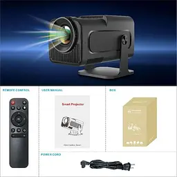 Проектор H96 max HY320 LED LCD Full HD 230 AL16:9 Android 11.0 HDMI Wi-Fi Bluetooth сірий - мініатюра 3
