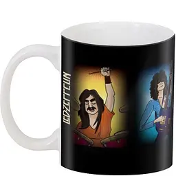 Кухоль GeekLand Led Zeppelin Лід Зеплін арт 2.12 330 мл білий - мініатюра 3